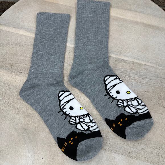 SANRIO HELLO KITTY Halloween Womens Ankle Socks Set of 3 Bats Pumpkin Mummy New - Picture 11 of 15